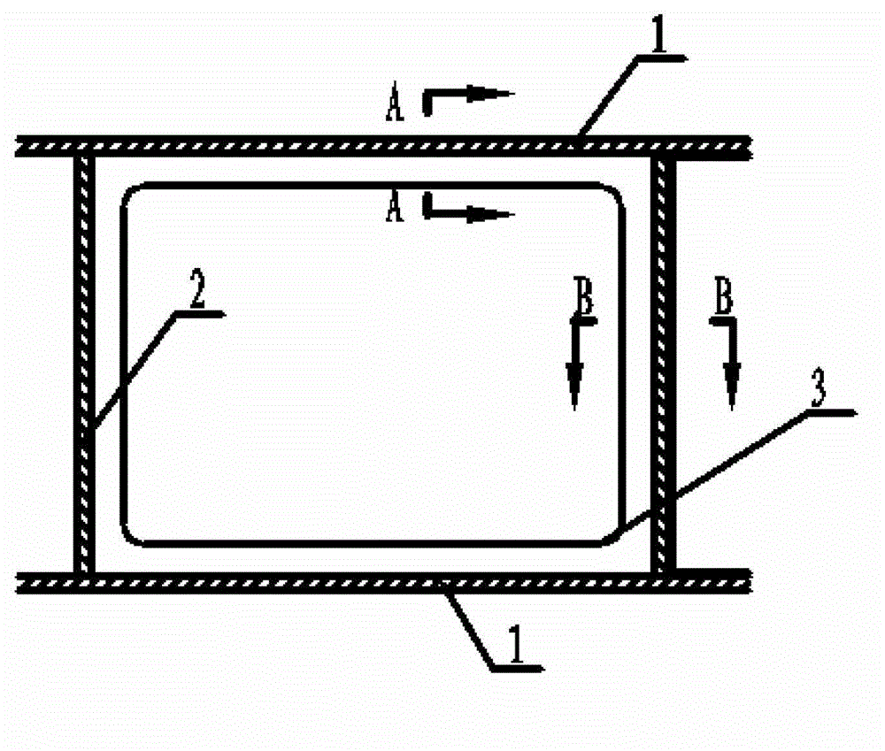 Installation method of glass window