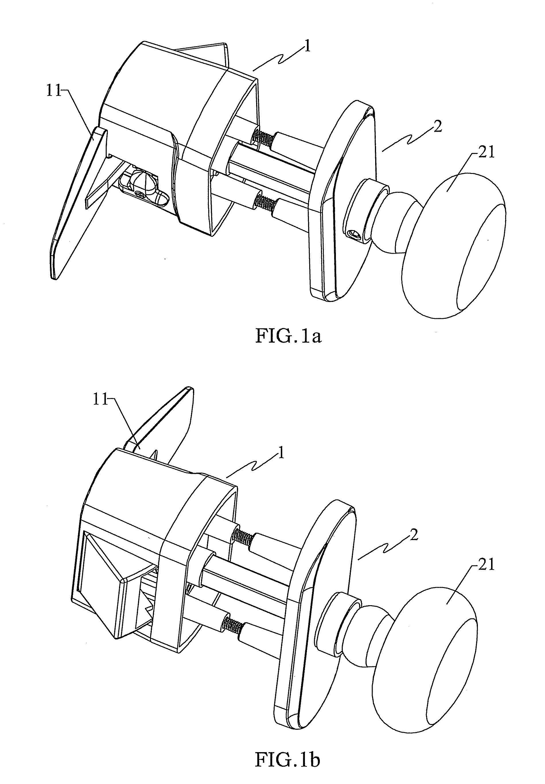 Side-hung door or window single latch lock