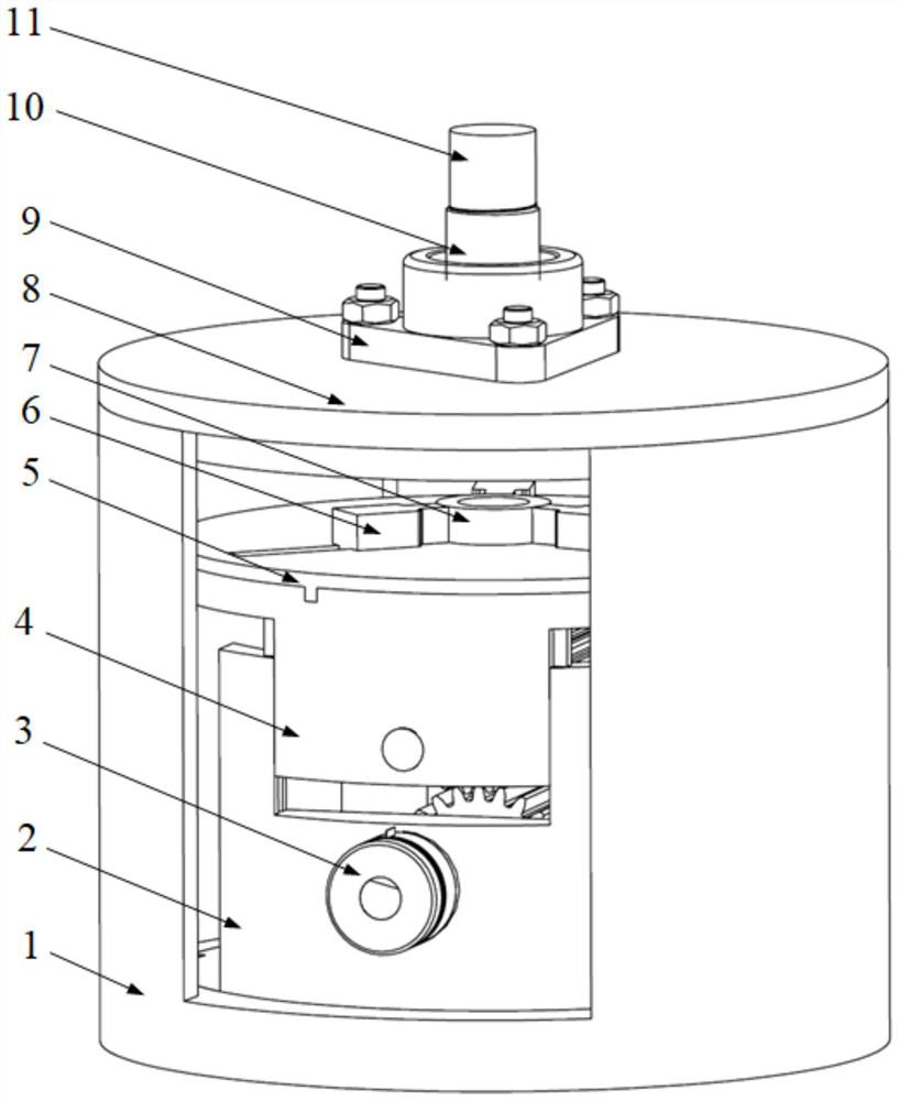 Four-ball friction wear test device lubricated by magnetic fluid