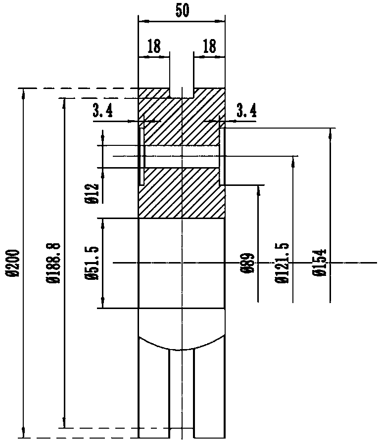 Anti-carbonation quenching distortion control method of large-size dual-herringbone gear