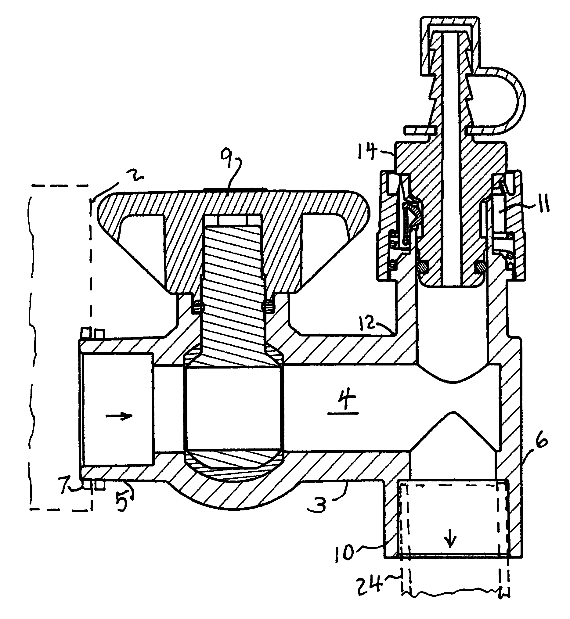 Refrigeration condensate line assembly