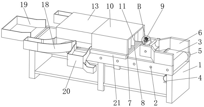 Sorting auxiliary device for manual assembly line small article packaging