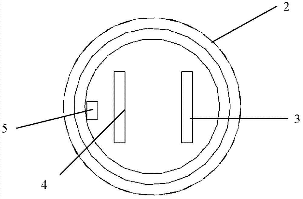 Resonant tuning fork liquid density sensor with piezoelectric actuation and piezoelectric detection