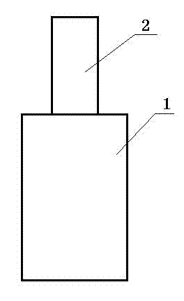 Resonance transmission rod for connecting sensor in acoustic emission detection