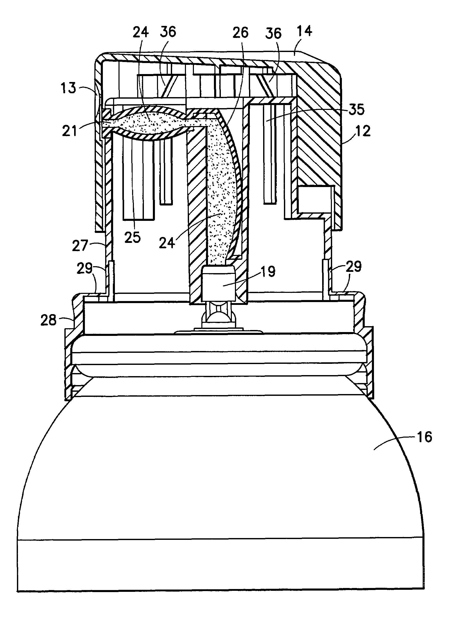 Aerosol valve actuator