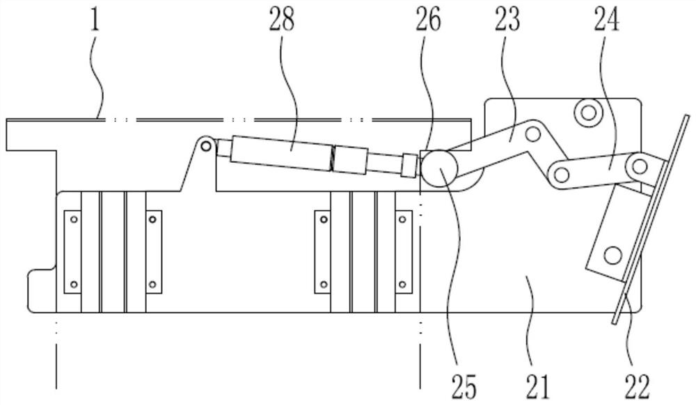 Continuous plaster plastering device for intelligent plastering machine