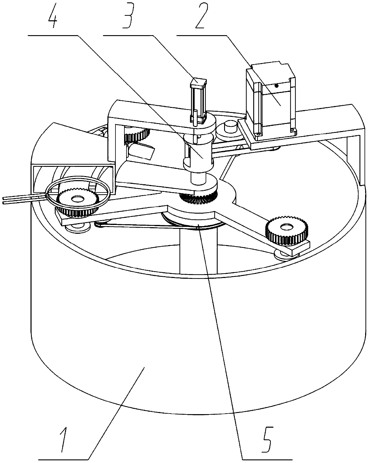 Automatic quenching device for gear machining