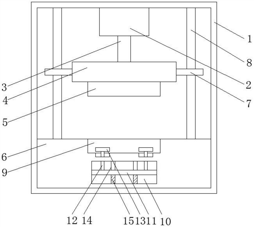 Injection mold for gear-shifting armrest box of commercial vehicle