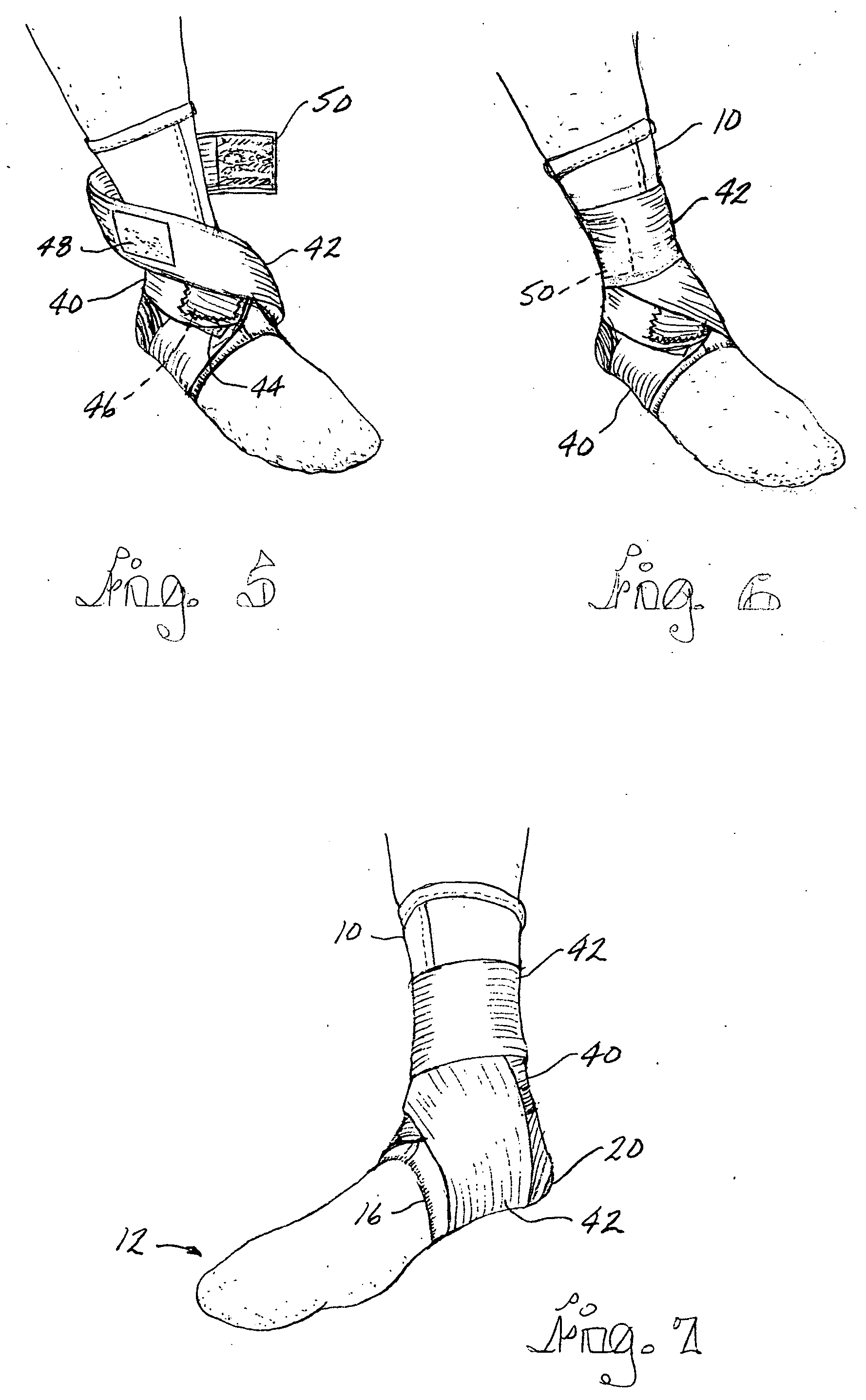 Heel lock ankle support