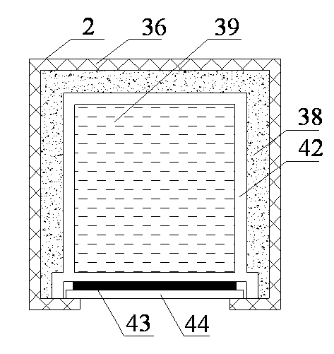 Cooling, heating and power combined utilization system based on slot type condensation efficient solar energy