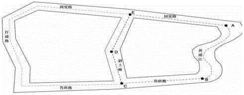 Polygon accurate drawing method based on electronic map and application method thereof