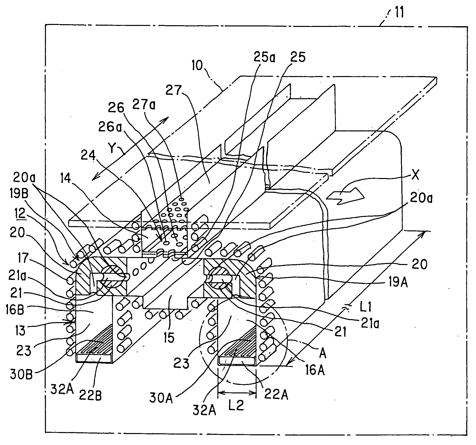 Vacuum vapor deposition apparatus