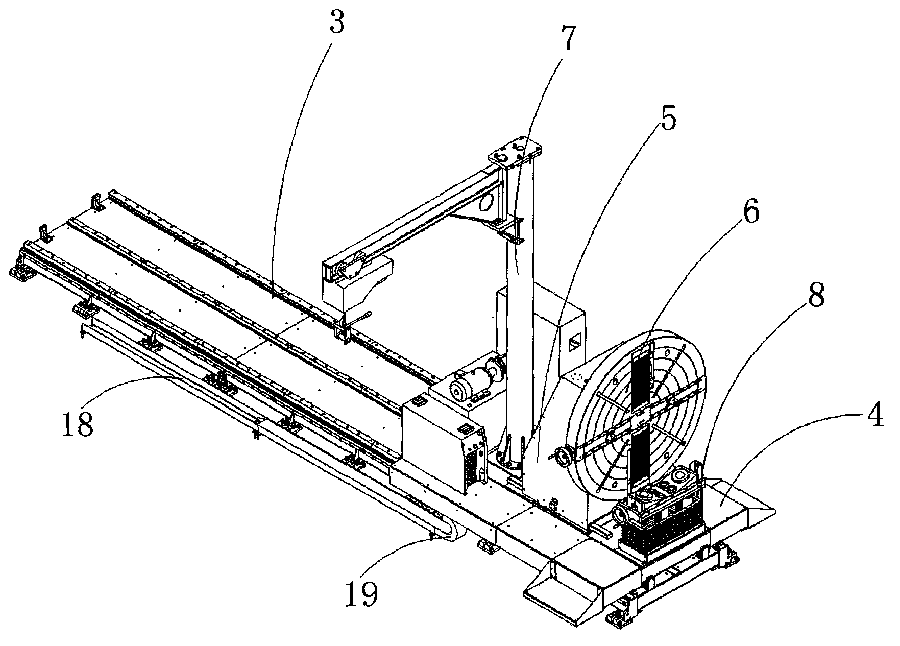 Magnetic positioning assembly spot-welder for multifunctional and automatic marine main pipe attachment