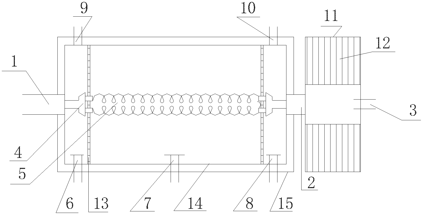 Waste heat fuel-saving device of diesel internal combustion engine