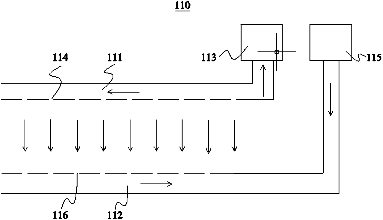 Gradient cooling method for surrounding rock surface of mine and gradient cooling device