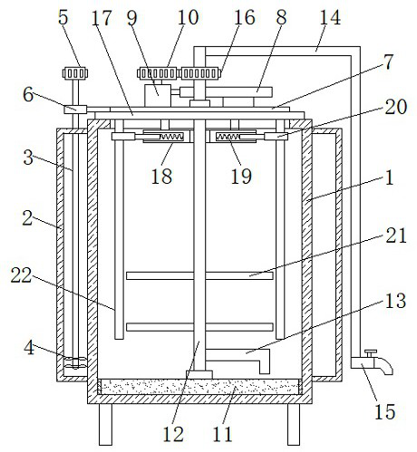 Brewing device for tea wine production