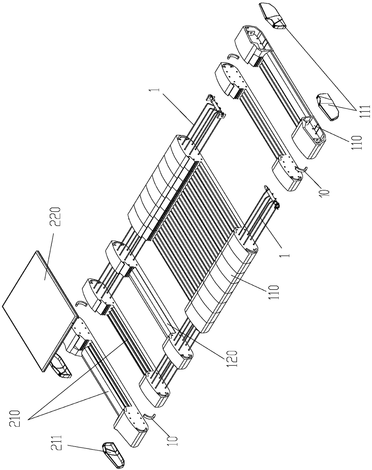 Sole cleaning machine with high-heeled shoe recognition unit