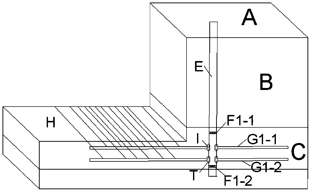 Freezing method of vertical hole treelike freezing wall