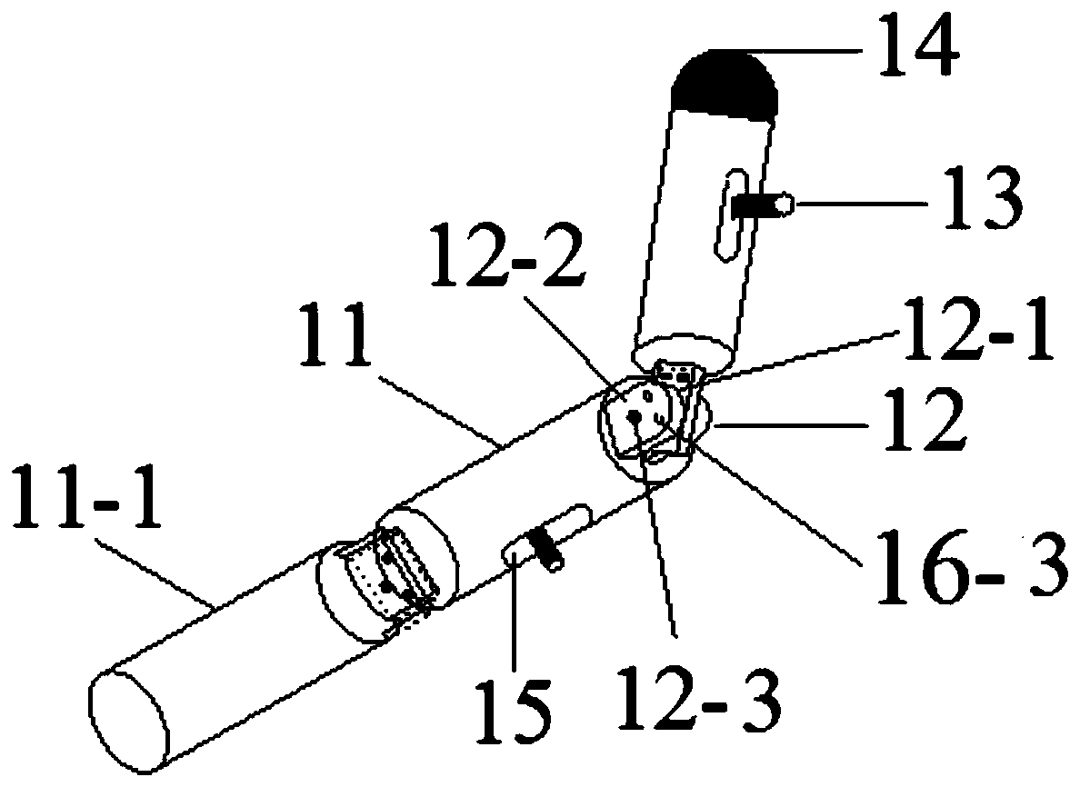 Foldable piston resetting device