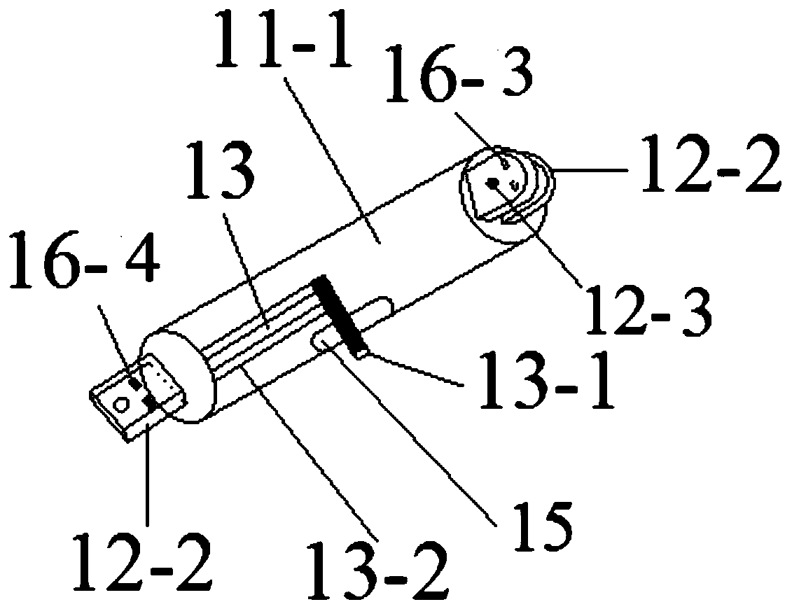 Foldable piston resetting device