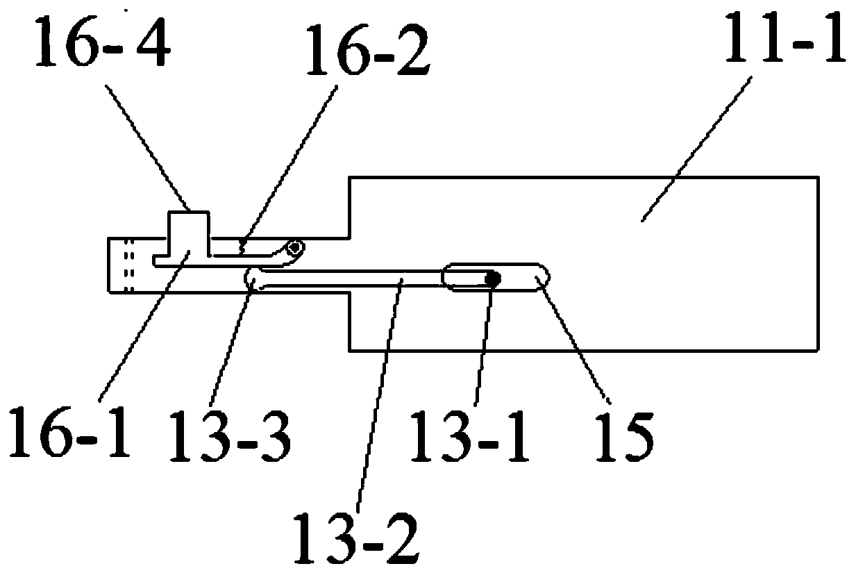 Foldable piston resetting device