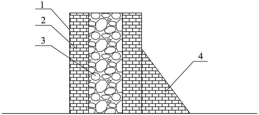 Buffer type pole tower and stay wire anti-collision pier