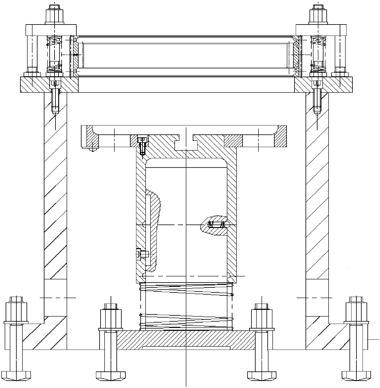 Inner tooth pre-positioning device and inner tooth grinding method