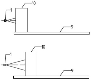 Device and method for quickly coupling laser with large divergence angle to single-mode fiber