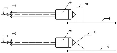 Device and method for quickly coupling laser with large divergence angle to single-mode fiber