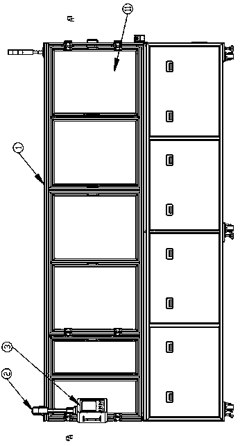 Full-automatic efficient cutting machine for bus bar