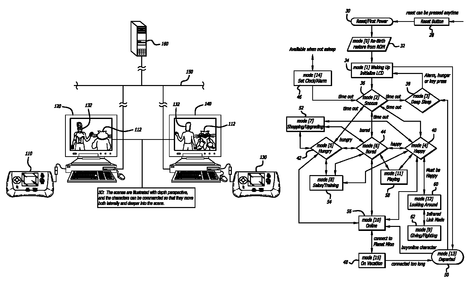 Virtual world electronic game