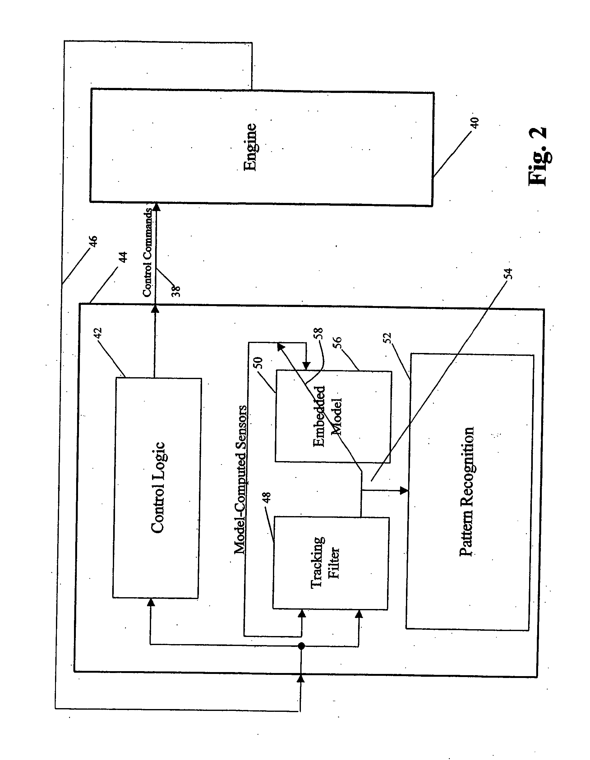 Sensor diagnostics using embedded model quality parameters