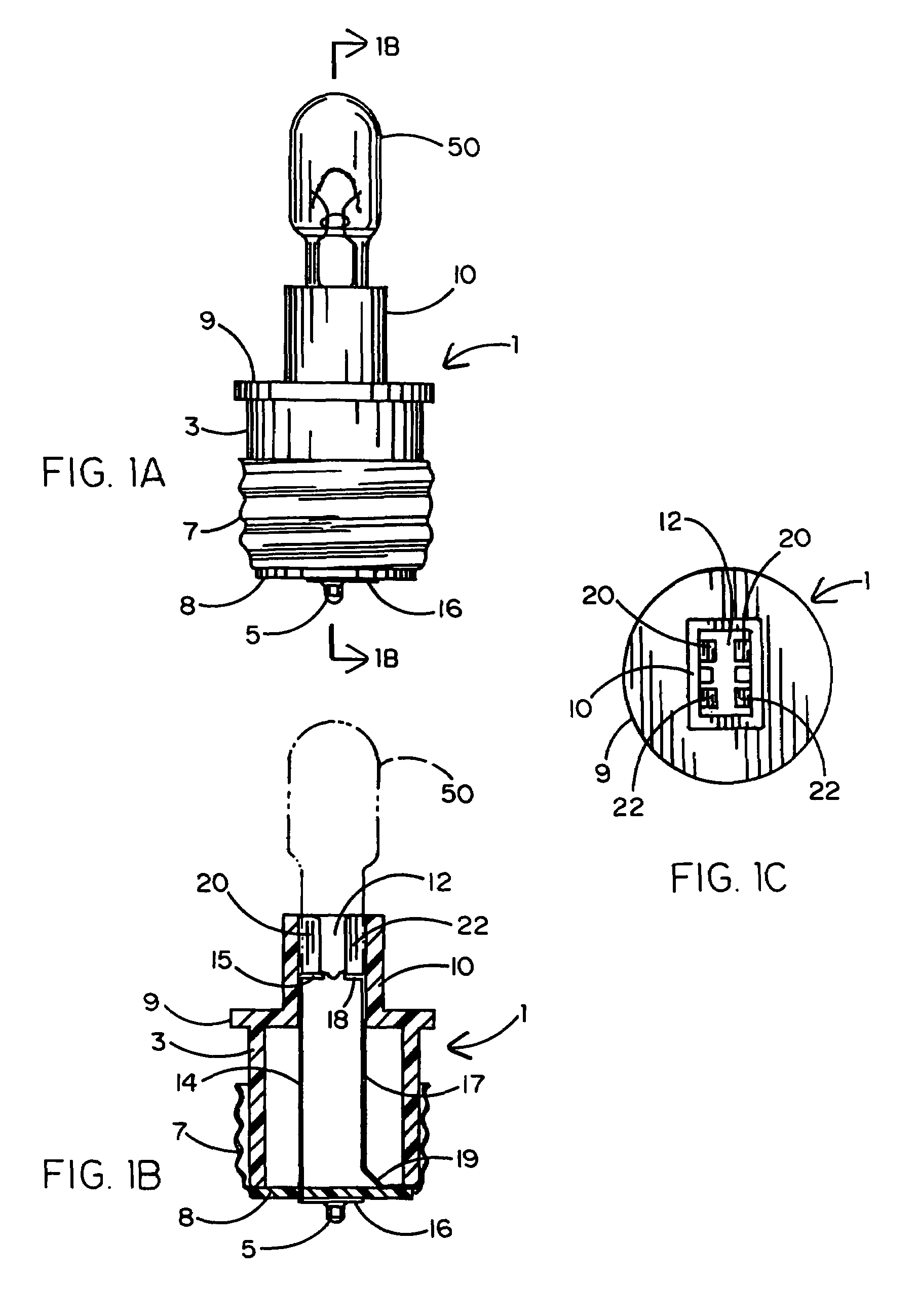 Adapter for connecting a low voltage light bulb to a standard electrical light socket