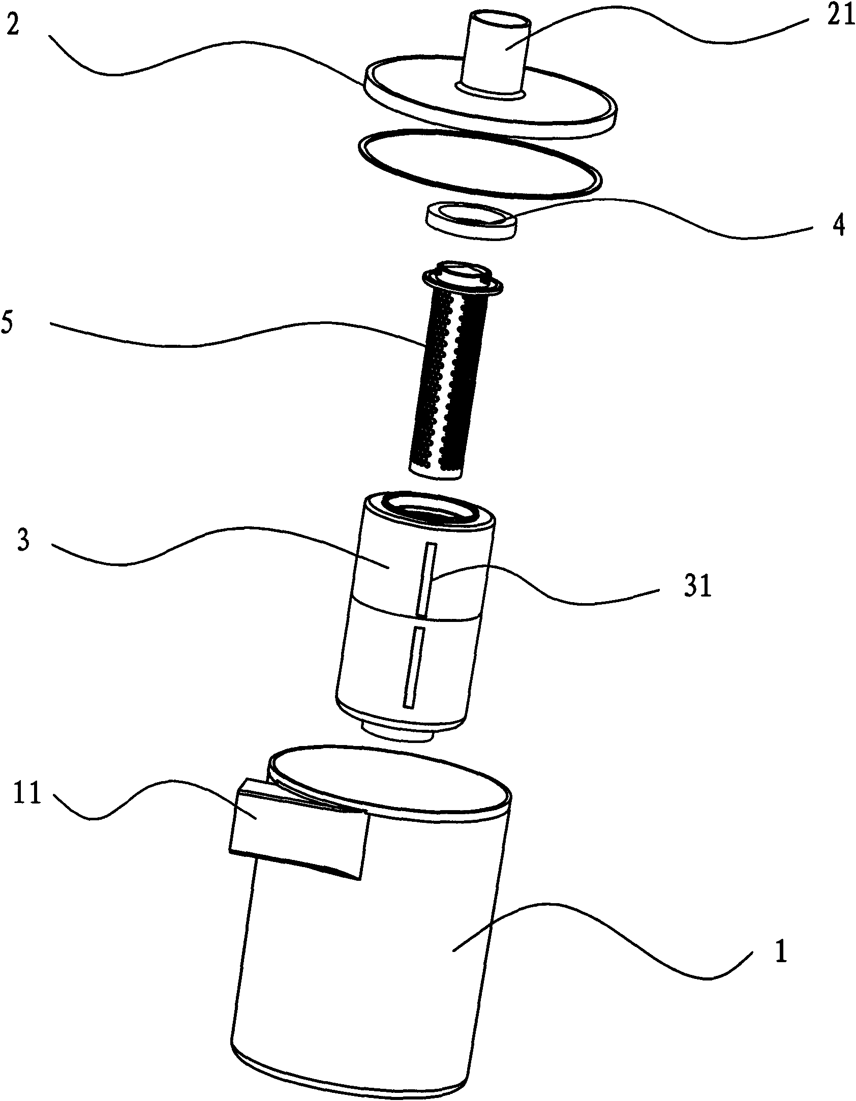 Cyclonic separation filter