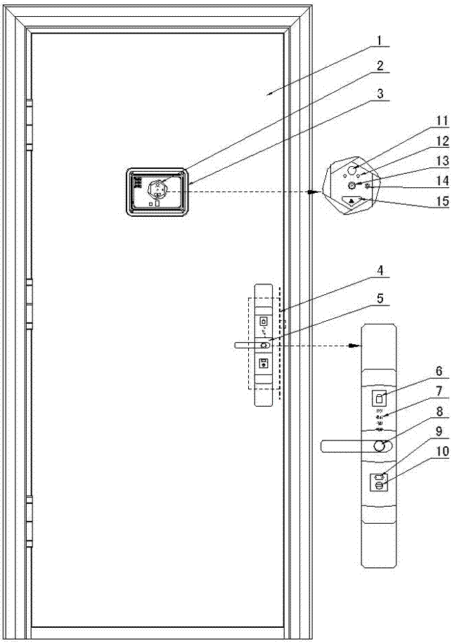 Modularized intelligent anti-theft door