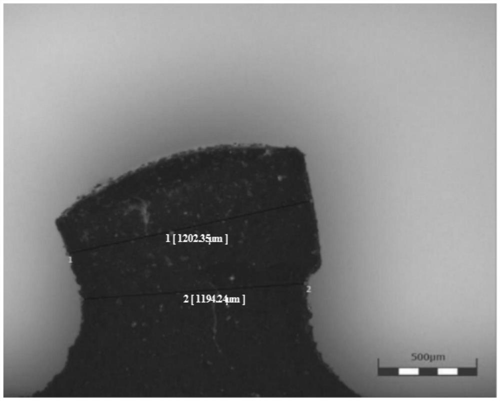 Method for accurately measuring aperture of air film hole of hot end component coated with thermal barrier coating