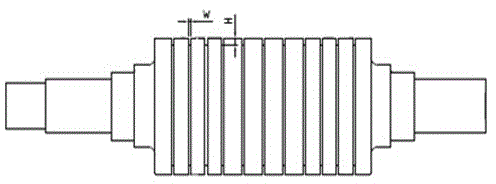 Machining method and manufacturing method of air suction grooves of corrugated roller