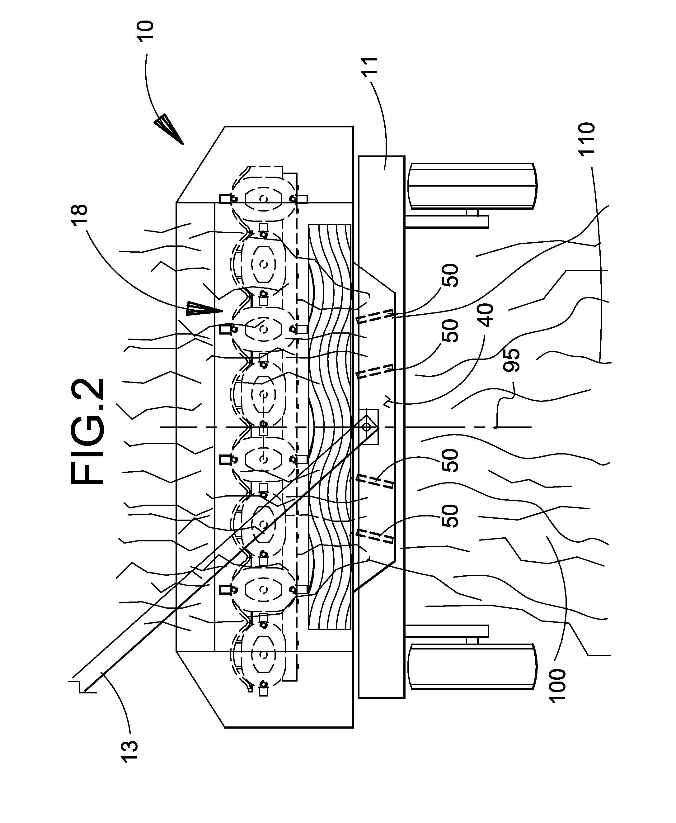 Swathgate with adjustable crop guides and method of crop distribution