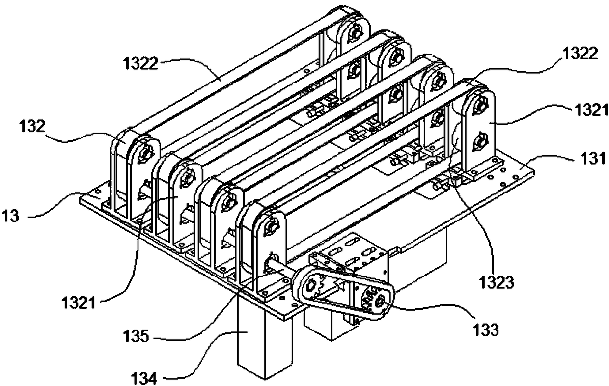 Automatic inserting-stacking-carrying device for glass