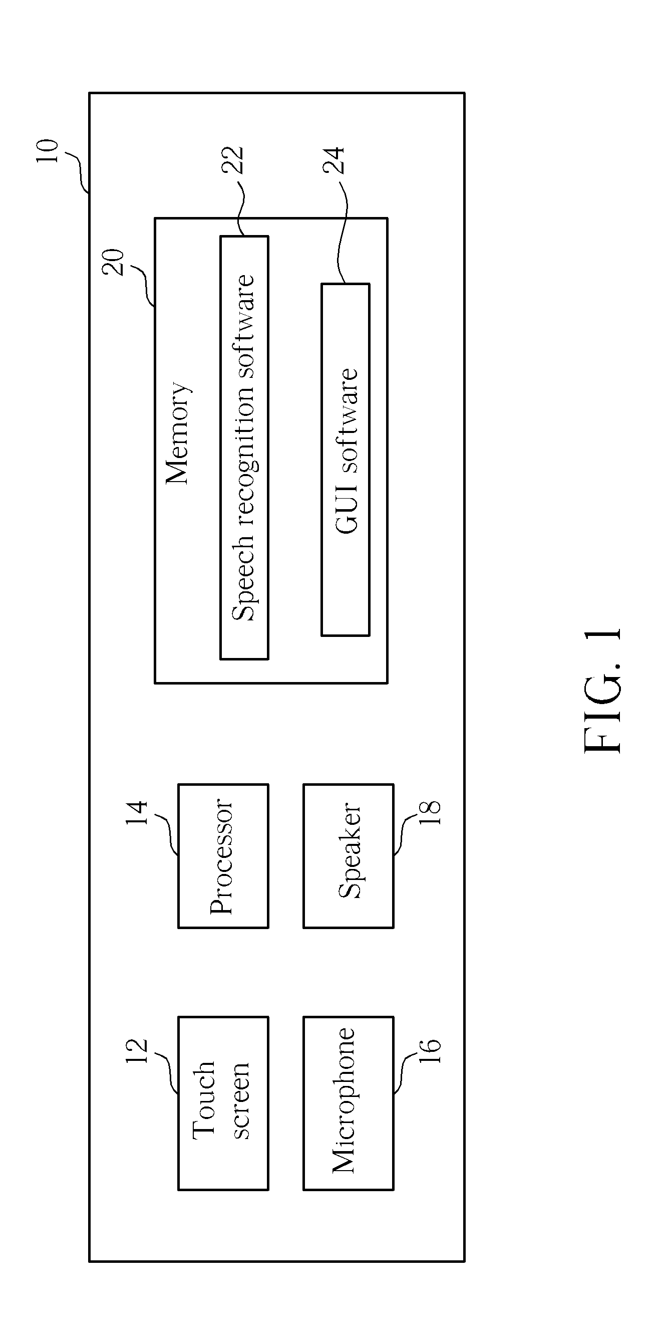 Method of processing touch commands and voice commands in parallel in an electronic device supporting speech recognition