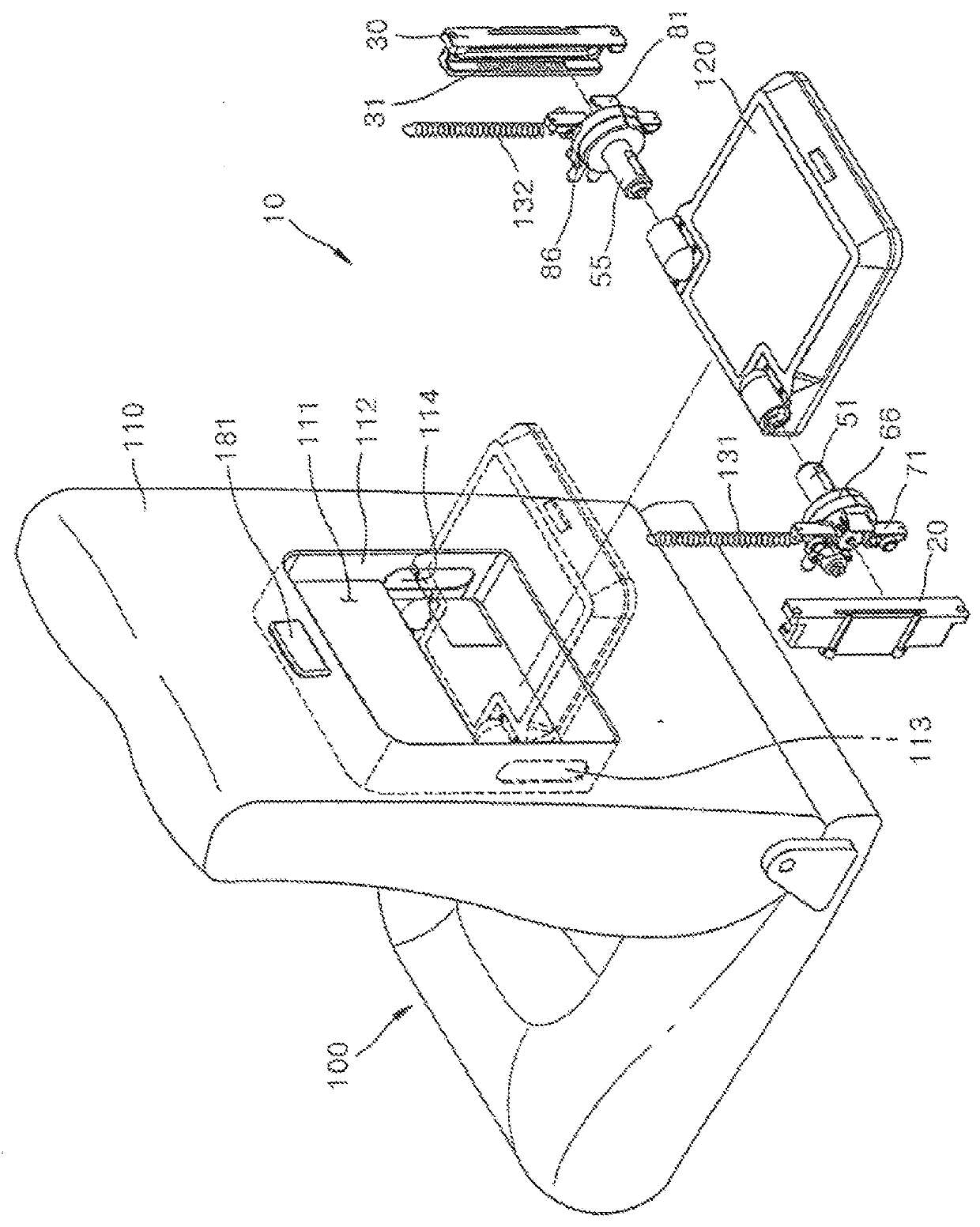 Vehicular seat back table