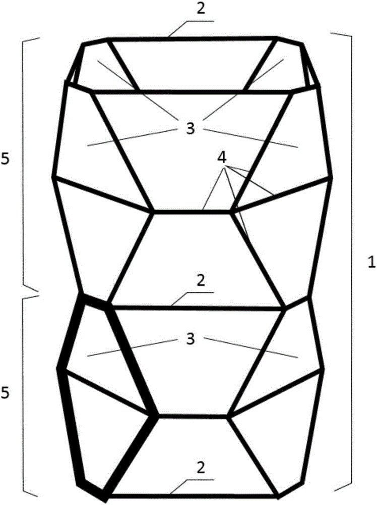 Defect-resistant folding mark type energy absorption box