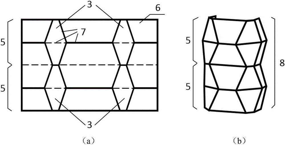 Defect-resistant folding mark type energy absorption box