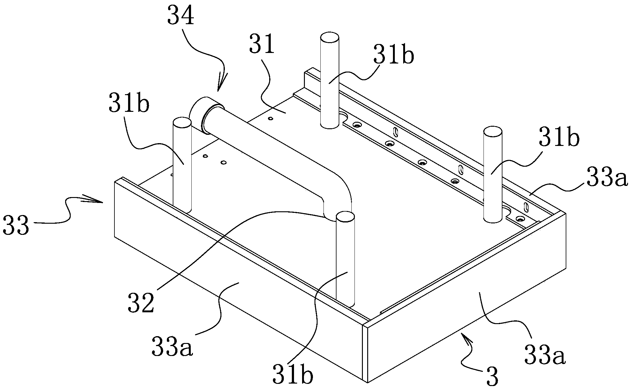 Material filling and blank fetching all-in-one machine of automatic forming equipment