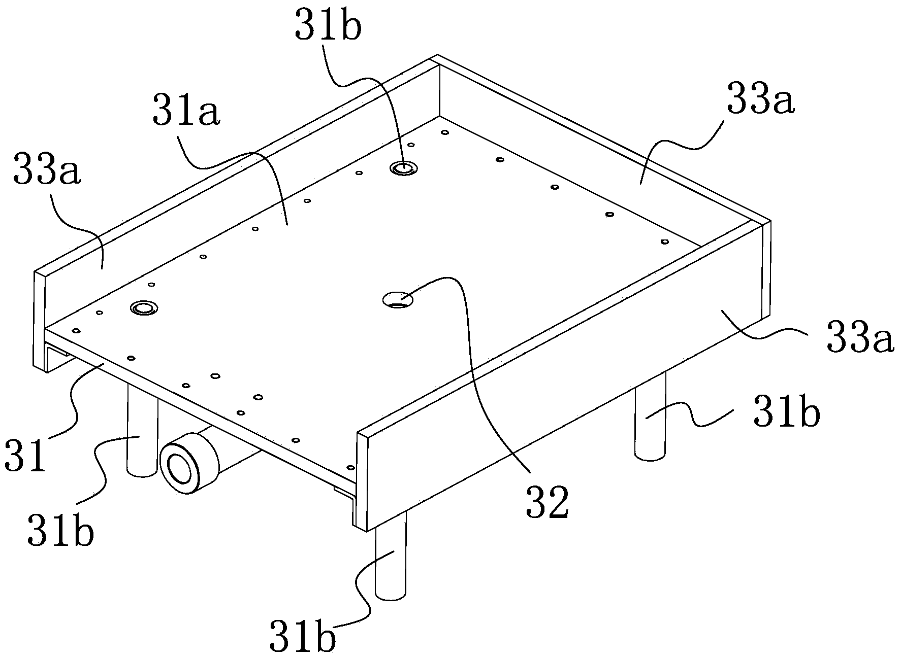 Material filling and blank fetching all-in-one machine of automatic forming equipment