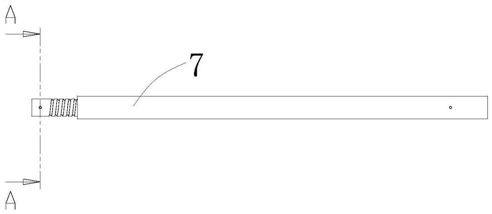 Pipeline blockage removing device convenient to disassemble