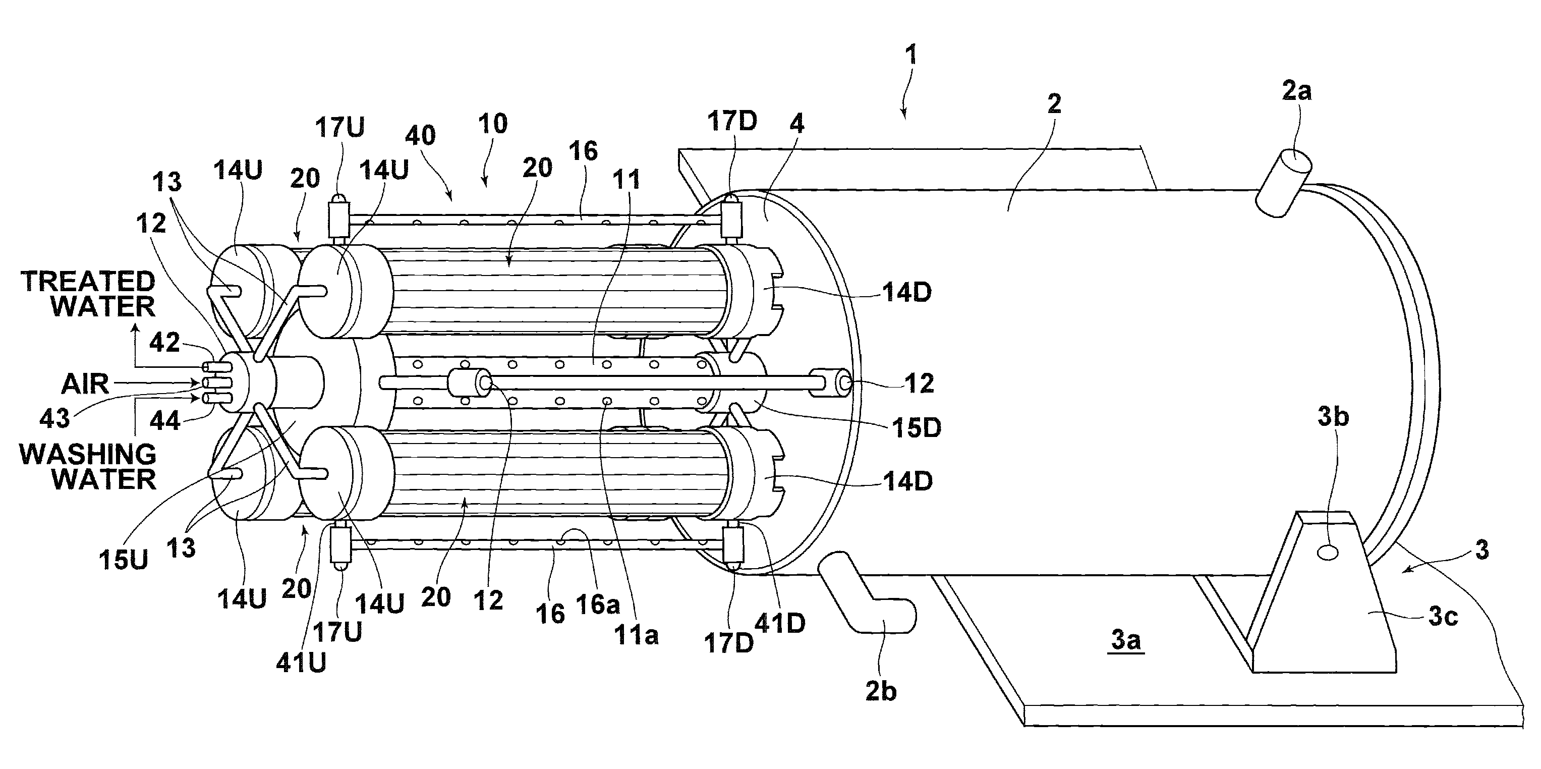 Water treating apparatus