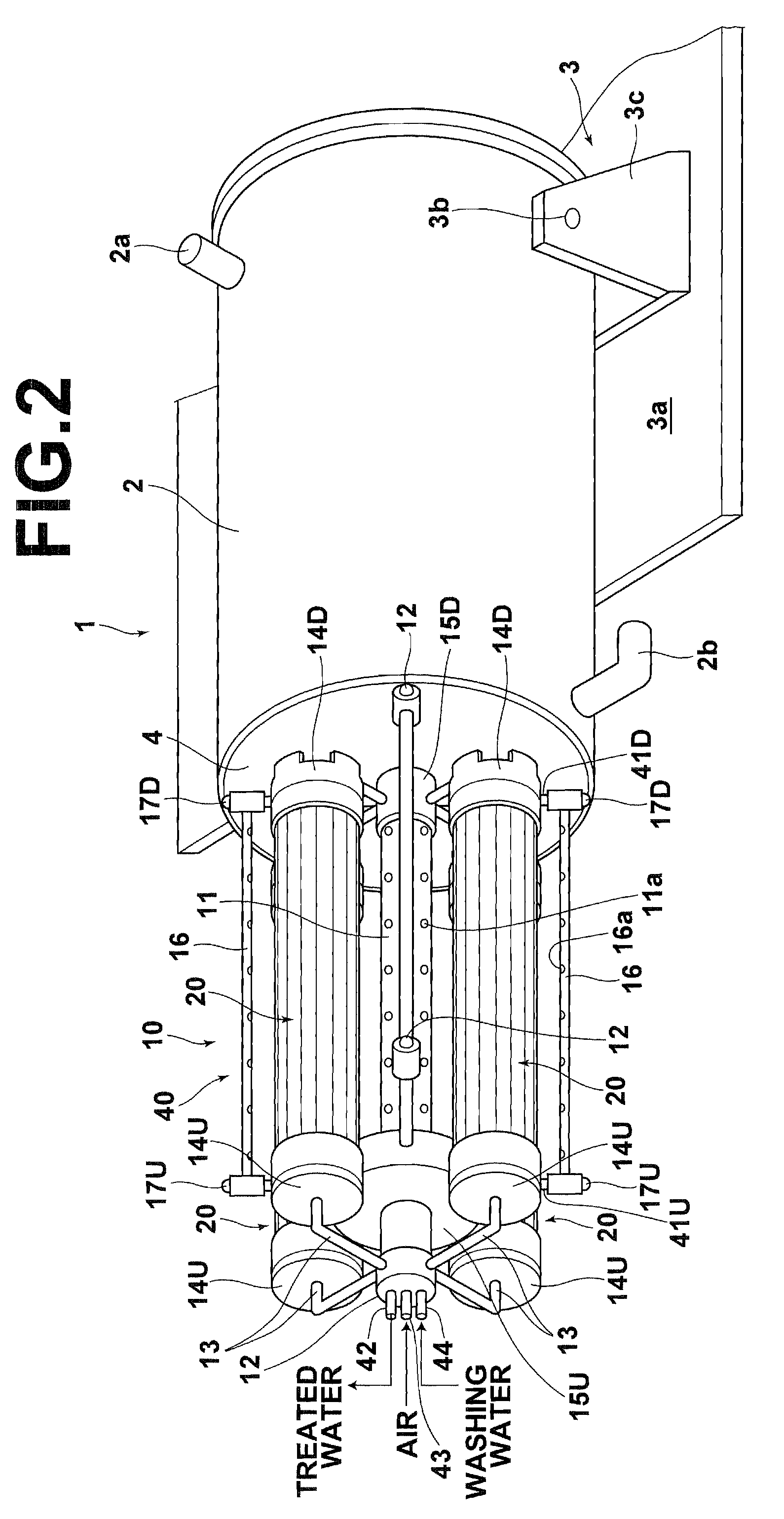 Water treating apparatus