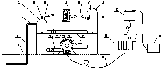 Pressure generation deceleration strip device based on gas-liquid coupling