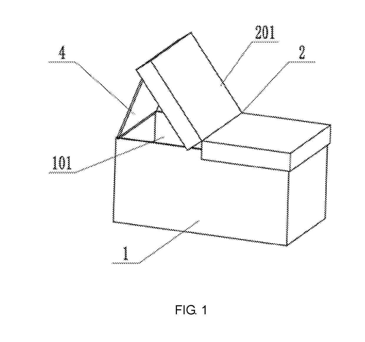 Folding storage stool